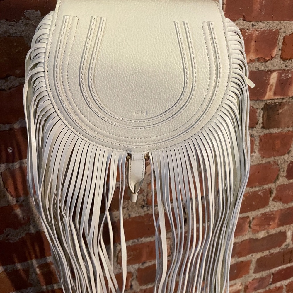 Cholé Marcie Mini Fringe Leather Shoulder Bag